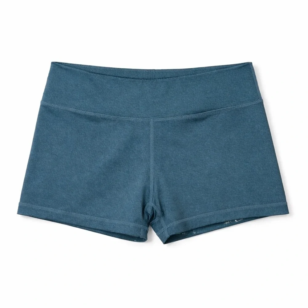 IAB MFG Athletic Shorts Blue High Rise Workout Shorts Medium / 8